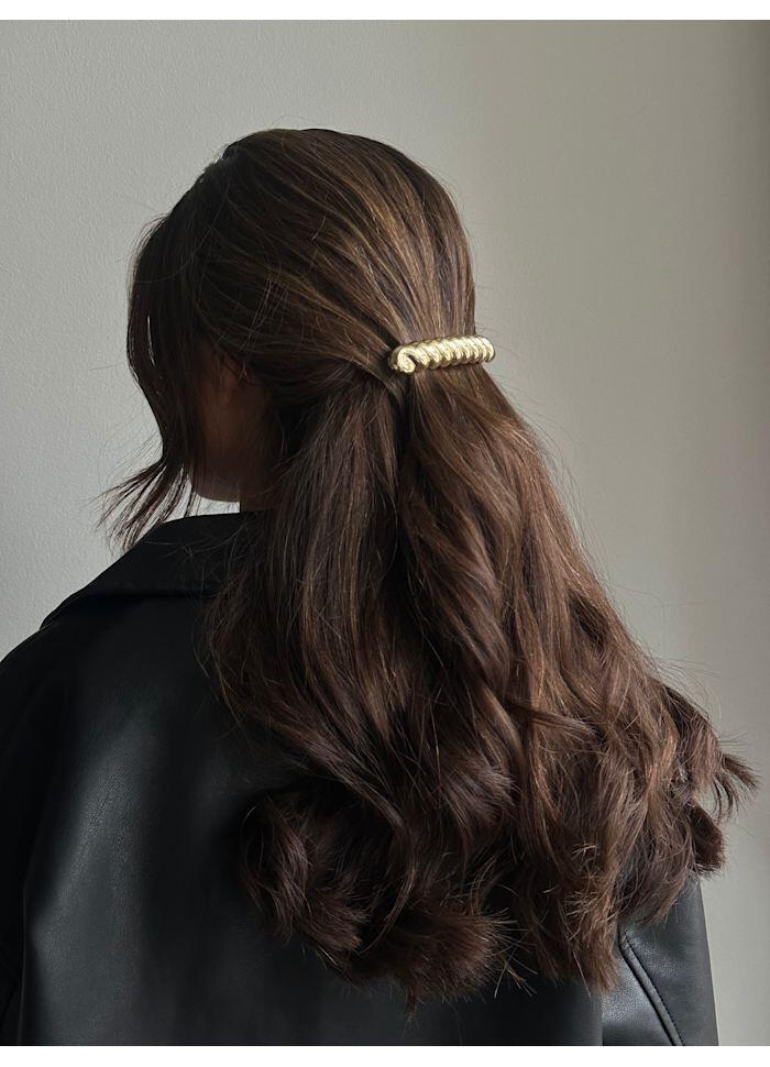 Jeanne barette hårspænde - Guldfarvet